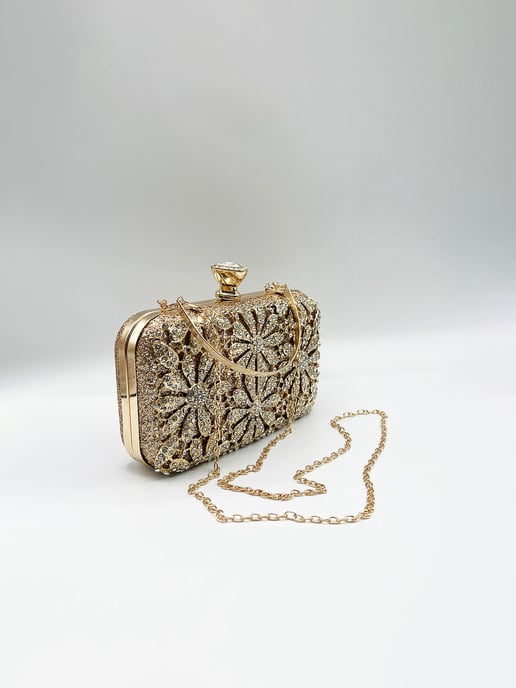 Daisy Embellished Clutch Bag - Image 6
