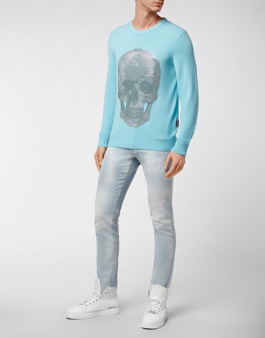 Pullover Rund Hals Ikonisk Plein - Image 3