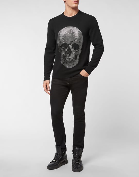 Pullover Rund Hals Ikonisk Plein - Image 3