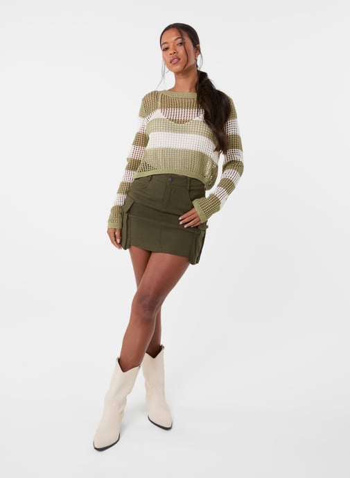 Stripe Crochet Jumper - Image 2