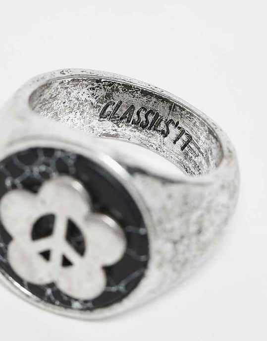 Classics 77 – Peace of Mind – Signetring i silver med halvädelstenar - Image 2