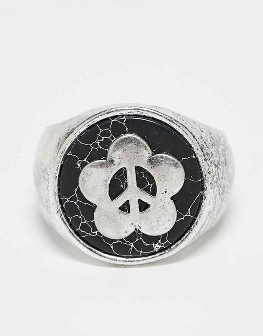 Classics 77 – Peace of Mind – Signetring i silver med halvädelstenar - Image 4