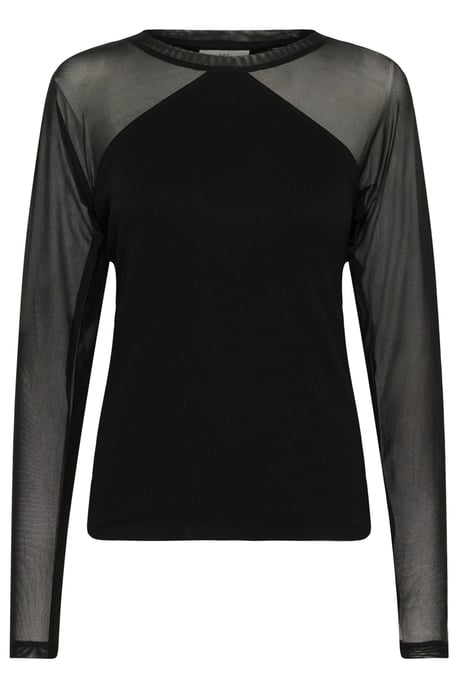 KBDafne Mandarina ONeck Long sleeved T-shirt Slim fit - Image 3