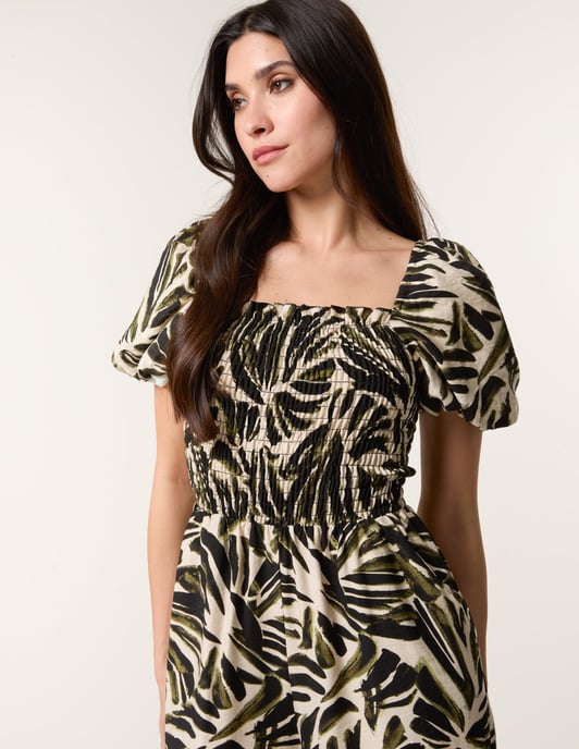 Palm Print Jumpsuit - Image 3