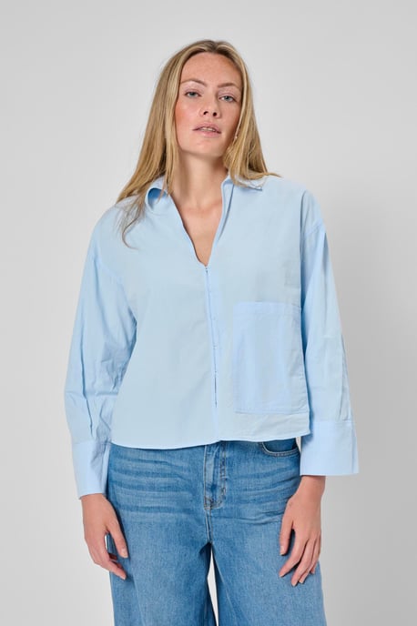 MWSunna Boxy Short Shirt Long sleeved shirt Box fit - Image 3