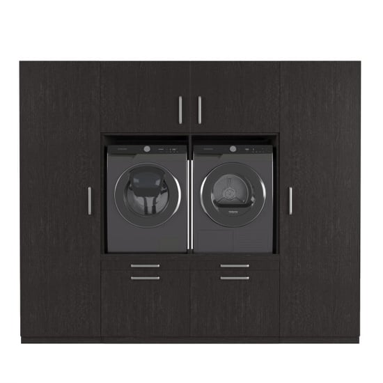 Wasophoogte Wasmachine kast dublin – Ébène - Image 1
