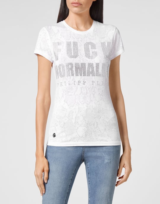 T-shirt med rund halsringning - Image 2