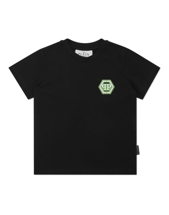 Jersey T-Shirt Round Neck Ss Iconic Plein - Image 1