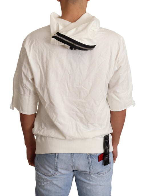 Kortärmad stickad hoodie - Image 3
