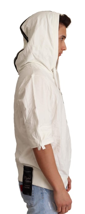 Kortärmad stickad hoodie - Image 4