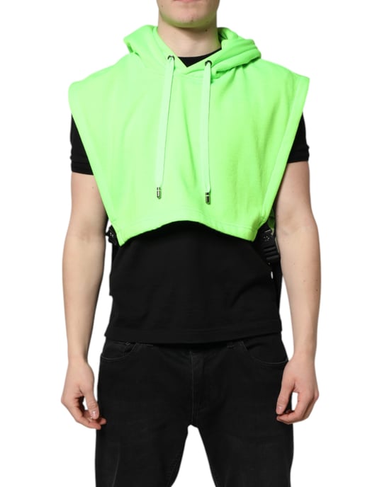 Sleeveless Hoodie Crop Top - Image 2