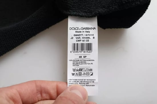 Dolce Gabbana Cropped Hoodie Short Sleeves - Image 5