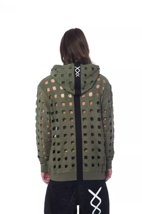 Urtagen Stickad Huvtröja Militärgrön - Image 3