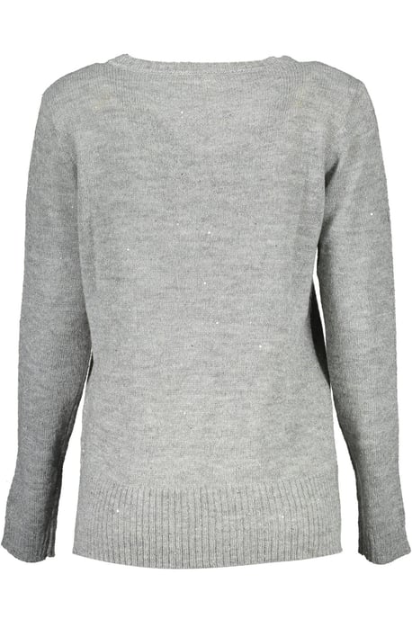 Glitter Vneck Knit Sweater - Image 2