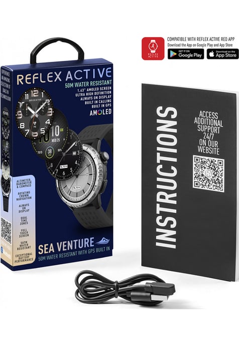 Reflex Active RA-VE-400R-5ATM-02 Sea Venture Smartwatch - Image 3