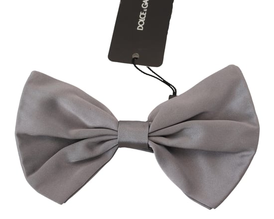 Grey Bow Tie Solid Style - Image 1