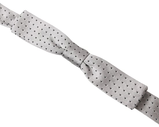 Grey Dotted Bow Tie Ft3795 - Image 2
