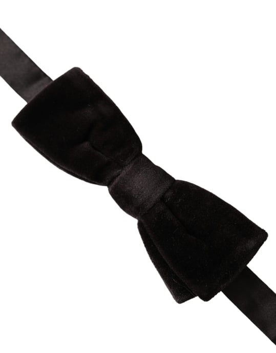 Velvet Bow Tie Classic Style - Image 3