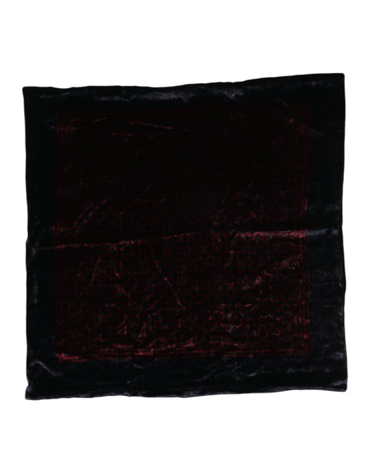 Patterned Velvet Scarf - Image 2