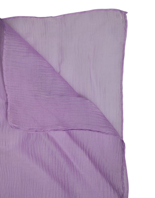 Silk Scarf Purple Lightweight Accessory - Image 5