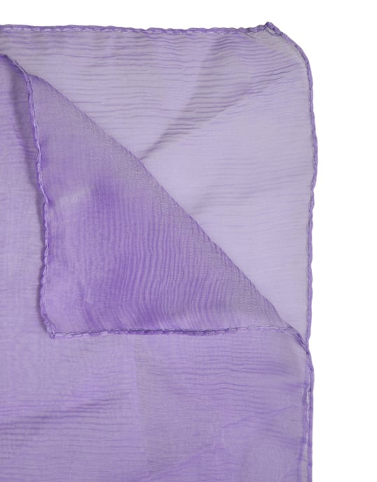 Silk Scarf Purple Lightweight - Image 5