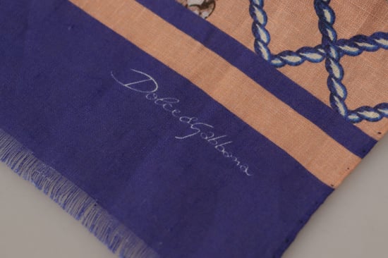 Dolce Gabbana Ms6164 Perzikpaars Sjaal - Image 6