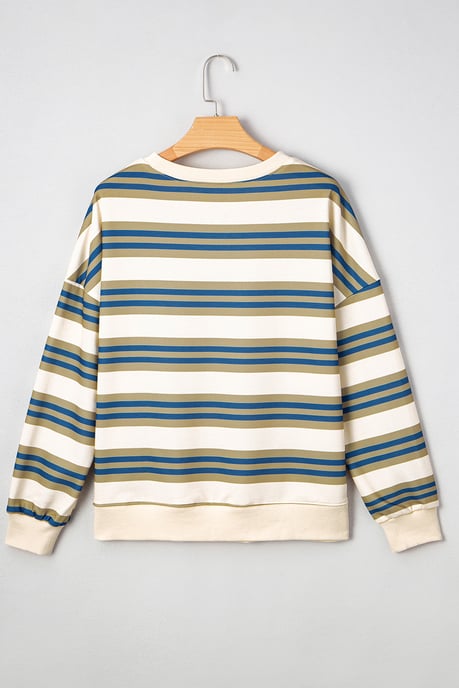 Randig långärmad tröja - Image 6