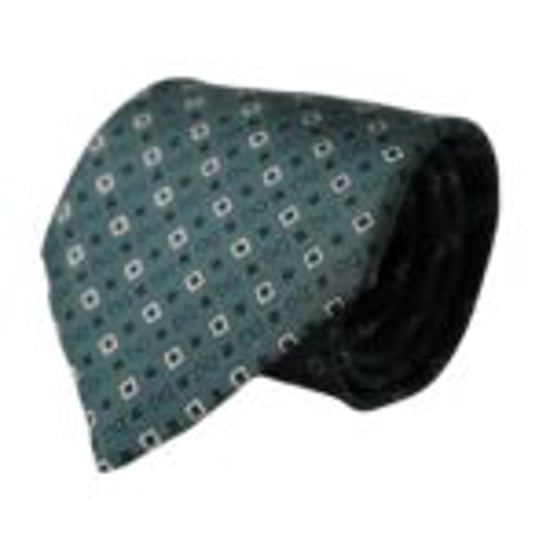 Geometric Silk Necktie - Image 2