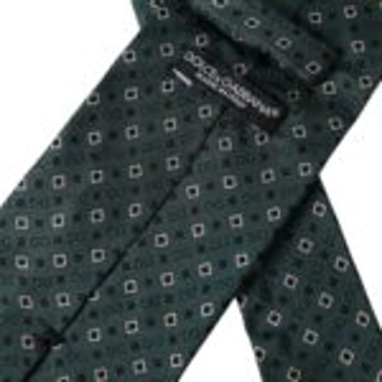 Geometric Silk Necktie - Image 4