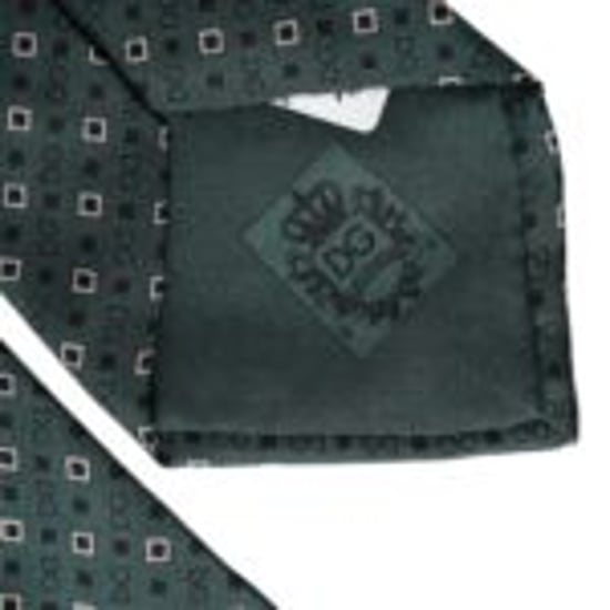 Geometric Silk Necktie - Image 6
