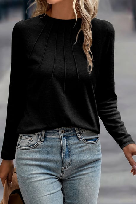 Long Sleeve Basic Top - Image 4