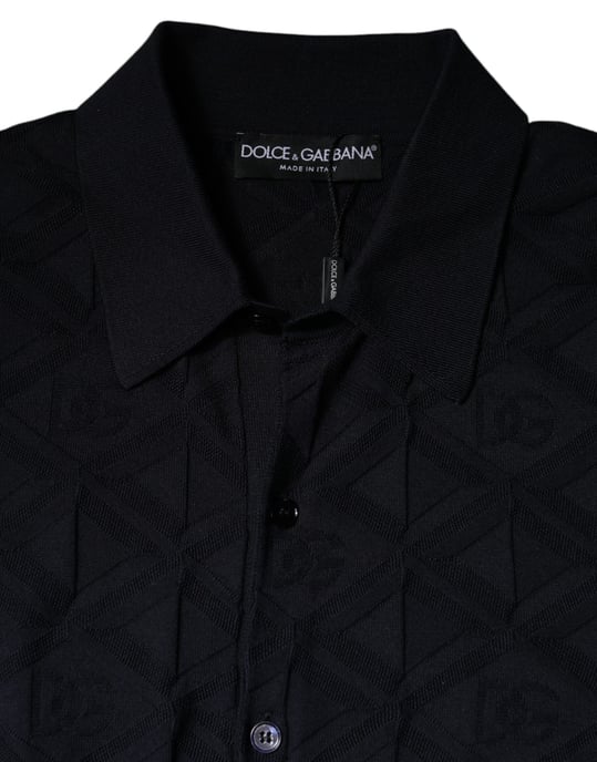Gehaakte Cardigan Geometrisch Patroon Lange Mouwen - Image 4