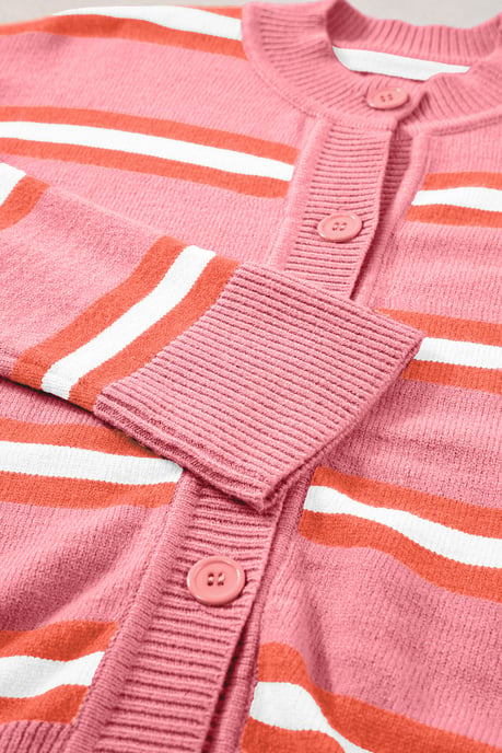 Striped Knit Cardigan - Image 6