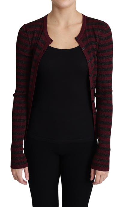 Metallic Striped Cardigan Tsh5774 - Image 2