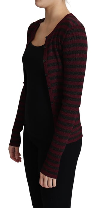 Metallic Striped Cardigan Tsh5774 - Image 3
