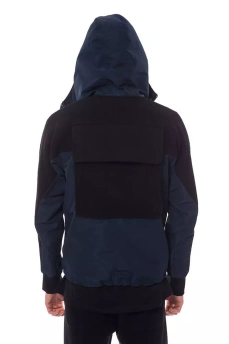 Hooded jacka i färgblocksstil - Image 2