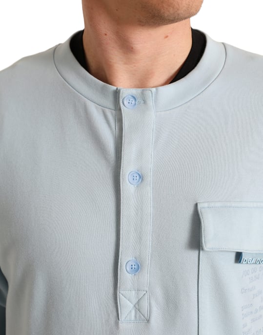 Långärmad Henley-skjorta Tsh84730 - Image 4