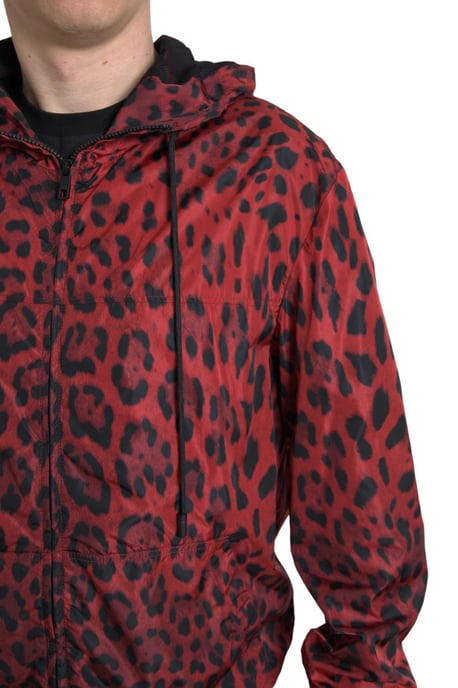 Leopardmönstrad huva jacka G9lm0t G7wpp - Image 4