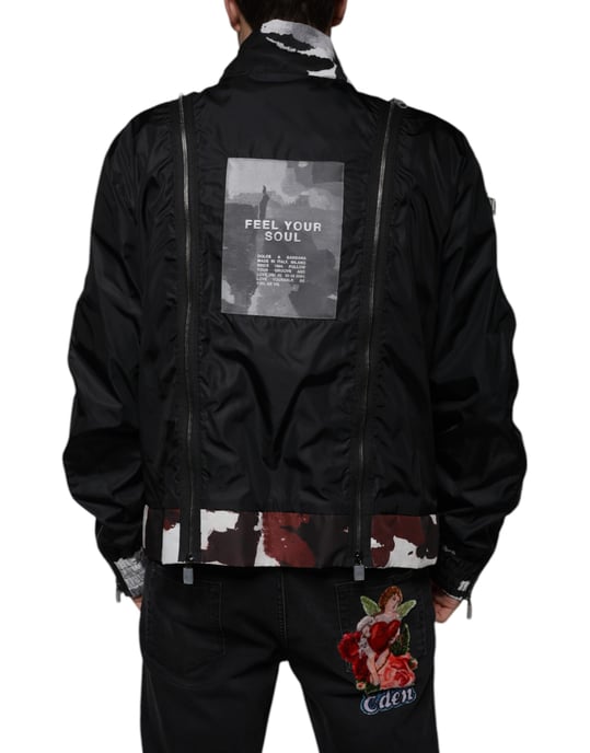 Multizip Bomberjacka Abstrakt Tryck - Image 4