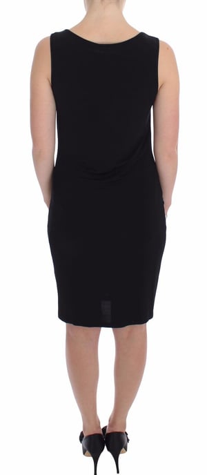 Roccobarocco Mouwloos Gerimpeld Jersey Jurk - Image 3