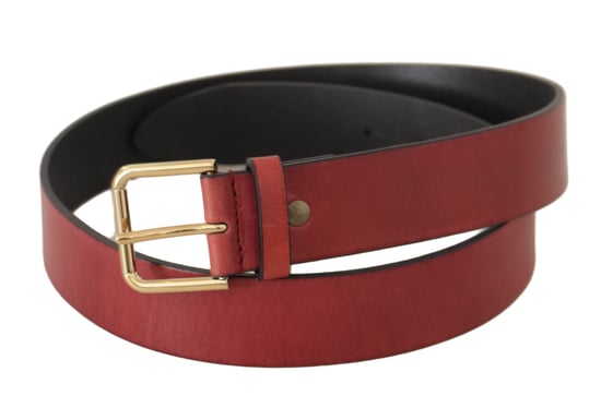 Leather Belt Red Style - Image 2