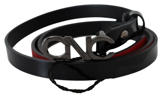 Costume National Leather Belt Blackred - Image 1