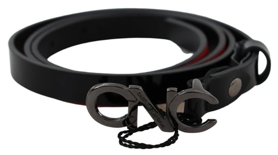 Costume National Leather Belt Blackred - Image 2