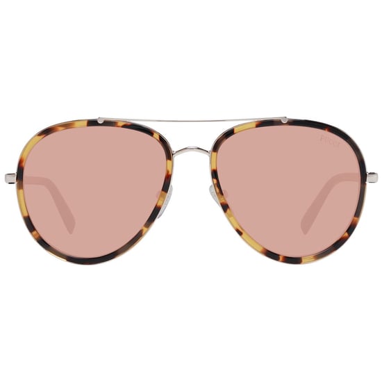 Aviator Zonnebril Schildpad Roze Lenzen - Image 2