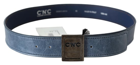 Heren Leren Riem Vierkante Gesp - Image 1