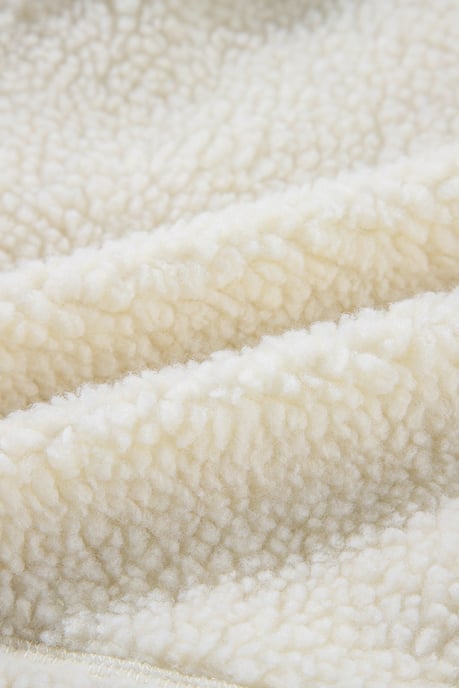 Sherpa Fleece Jacket With Hood - Image 2