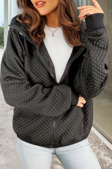 Quilted Hooded Jacket - Image 5