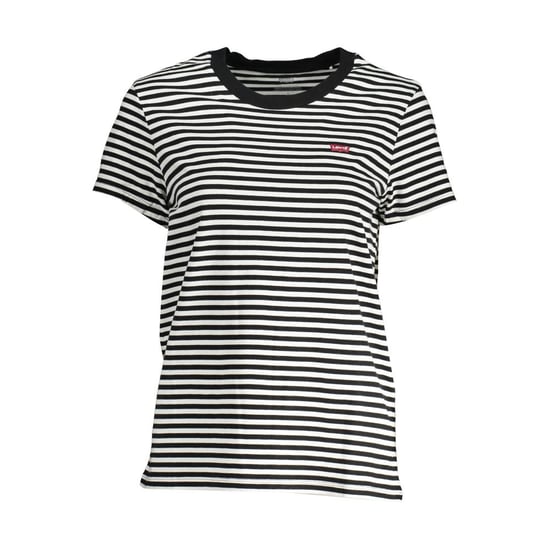 Gestreepte T-shirt met korte mouwen en ronde hals - Image 1