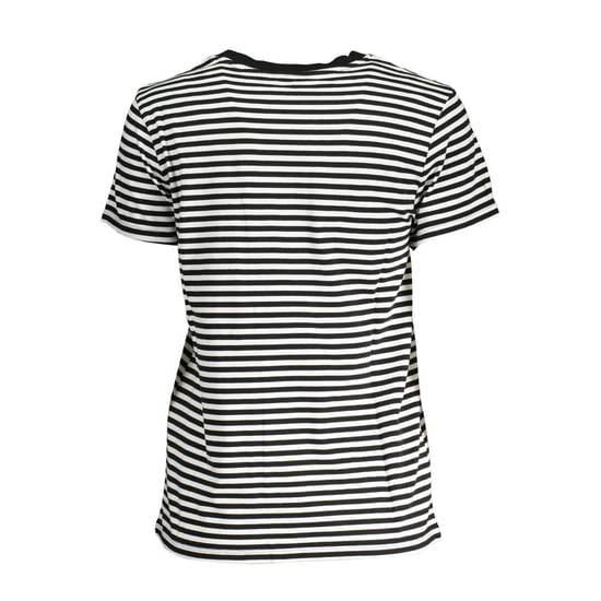 Gestreepte T-shirt met korte mouwen en ronde hals - Image 2