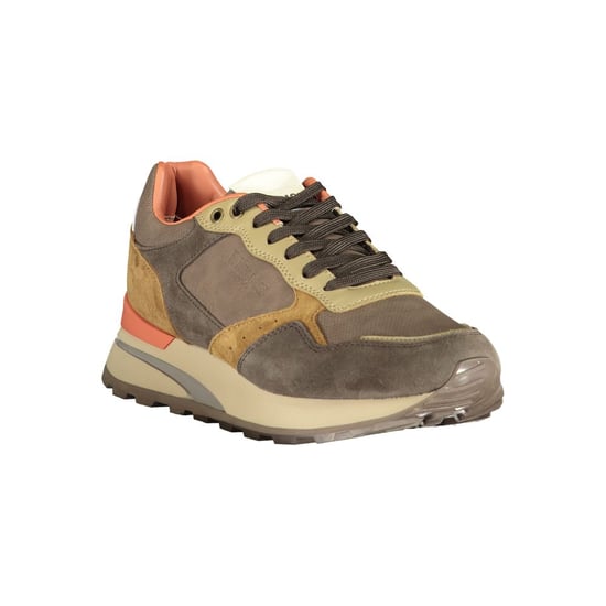 Usaka Sneakers Grijsoranje Suède - Image 2